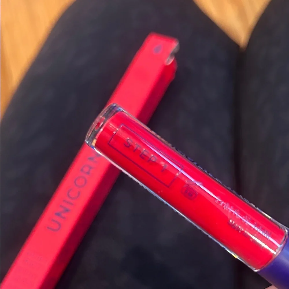 Unicorn Snot Glitter Lip Duo quiet riot true red clash new in box